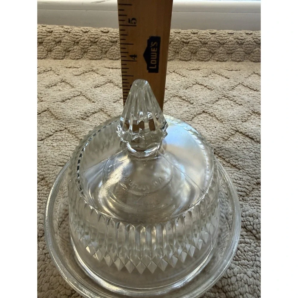 Vintage Glass Chicken Waterer Base Poultry Farm Livestock